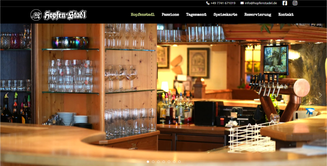 Website Hopfenstadel Tiengen