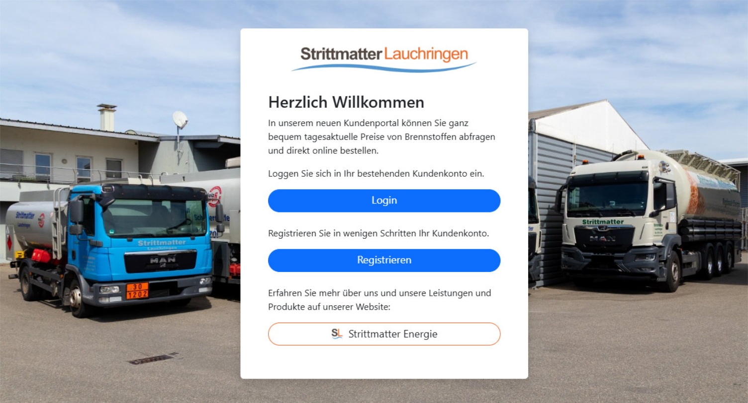 Strittmatter Lauchringen Kundenportal
