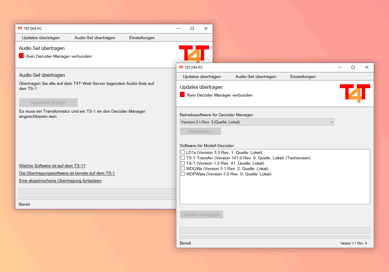 Technology for Trains Decoder-Manager