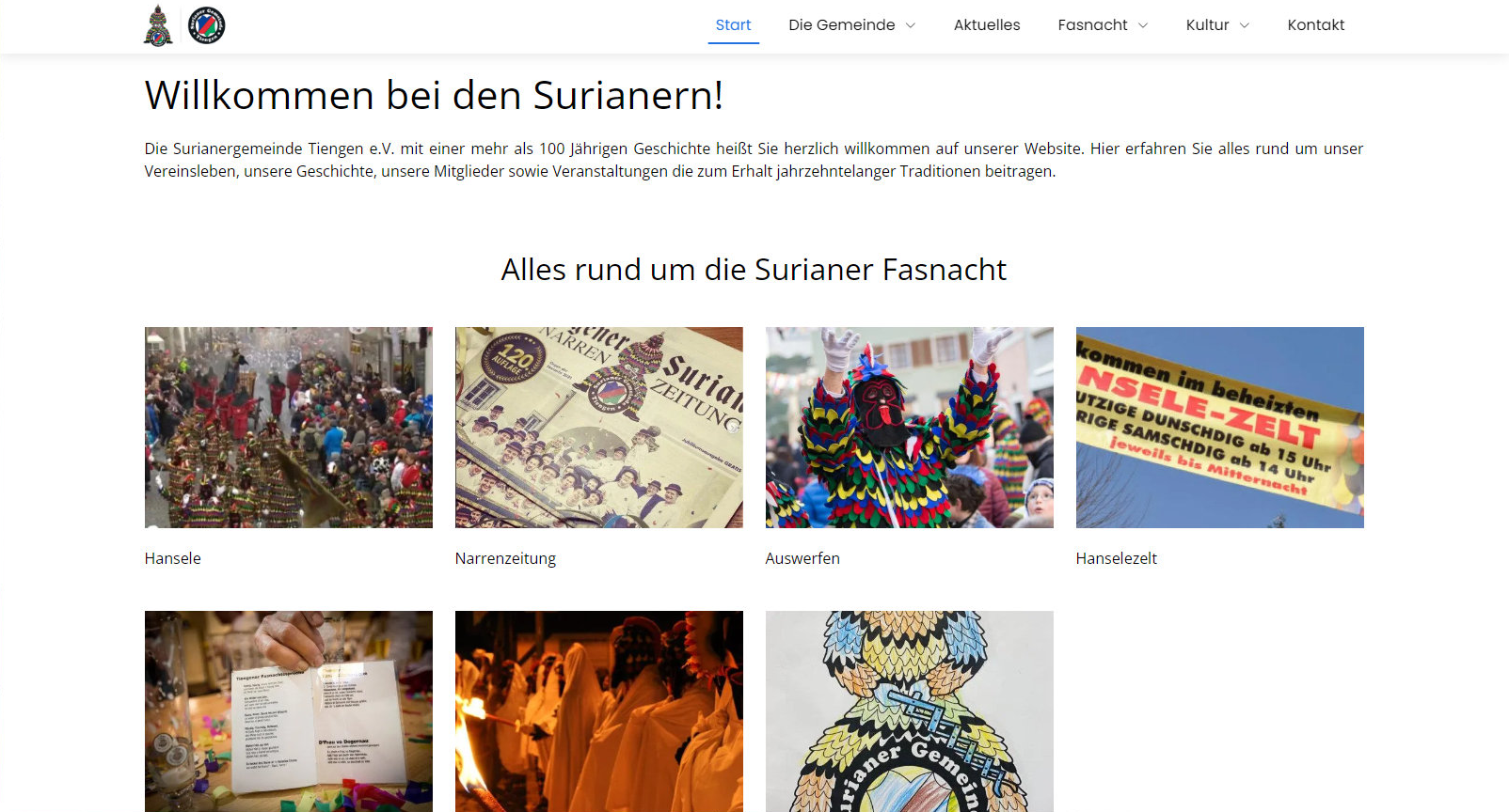 Website Surianer Tiengen